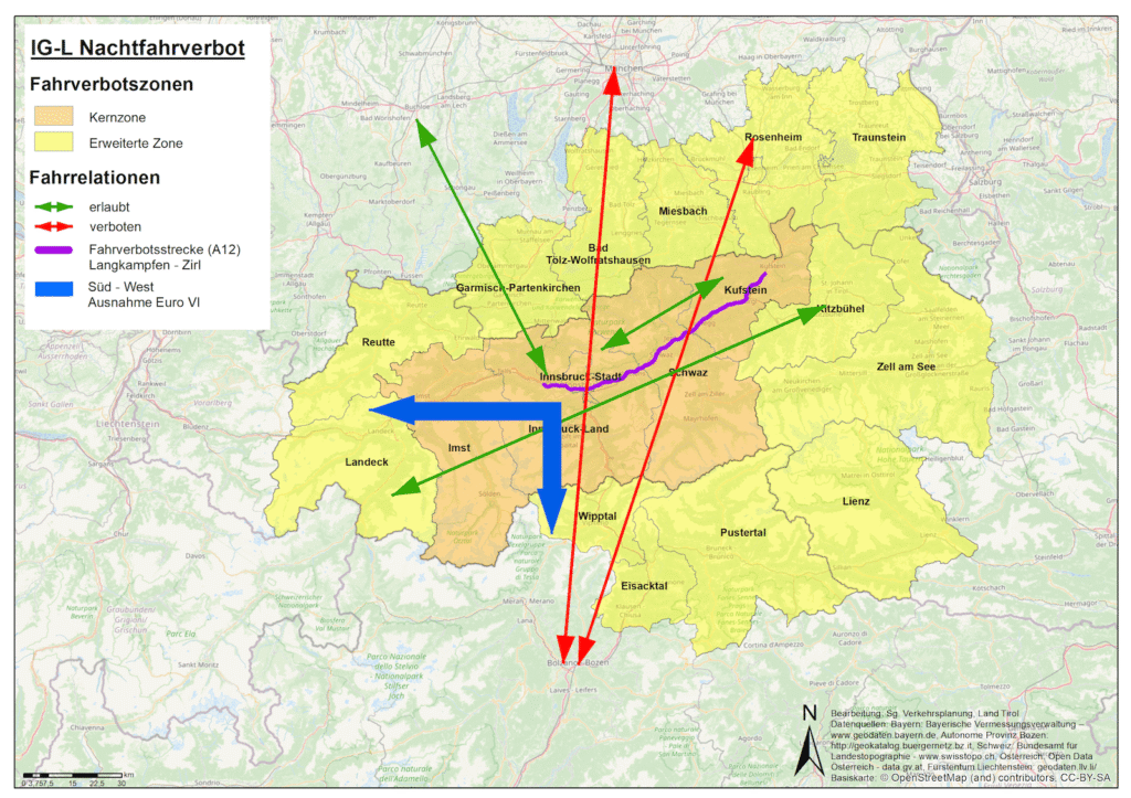 Tyrol IG-L Nachtfahrvernbot